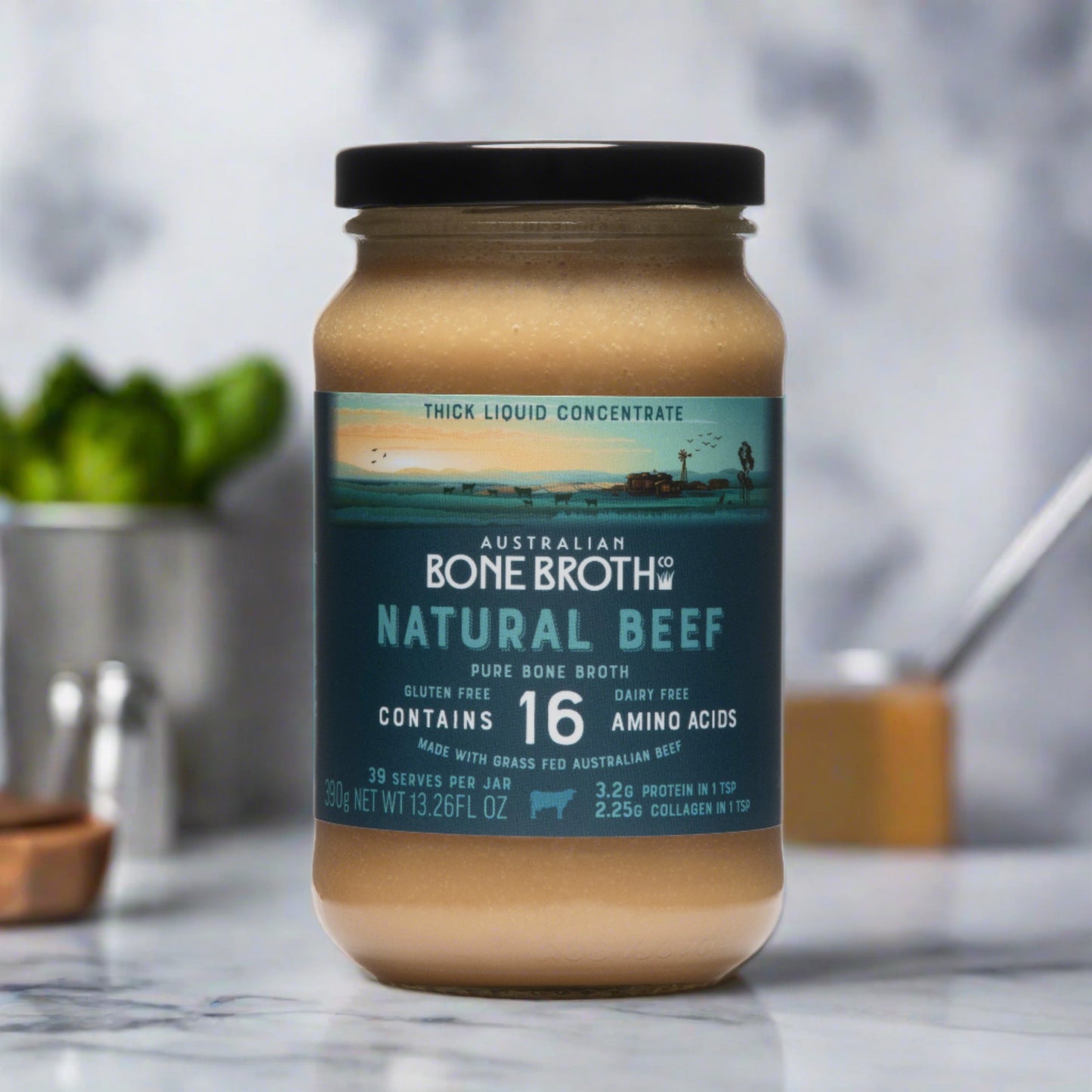 Grass-fed Australian beef cattle grazing – Australian Bone Broth Co.