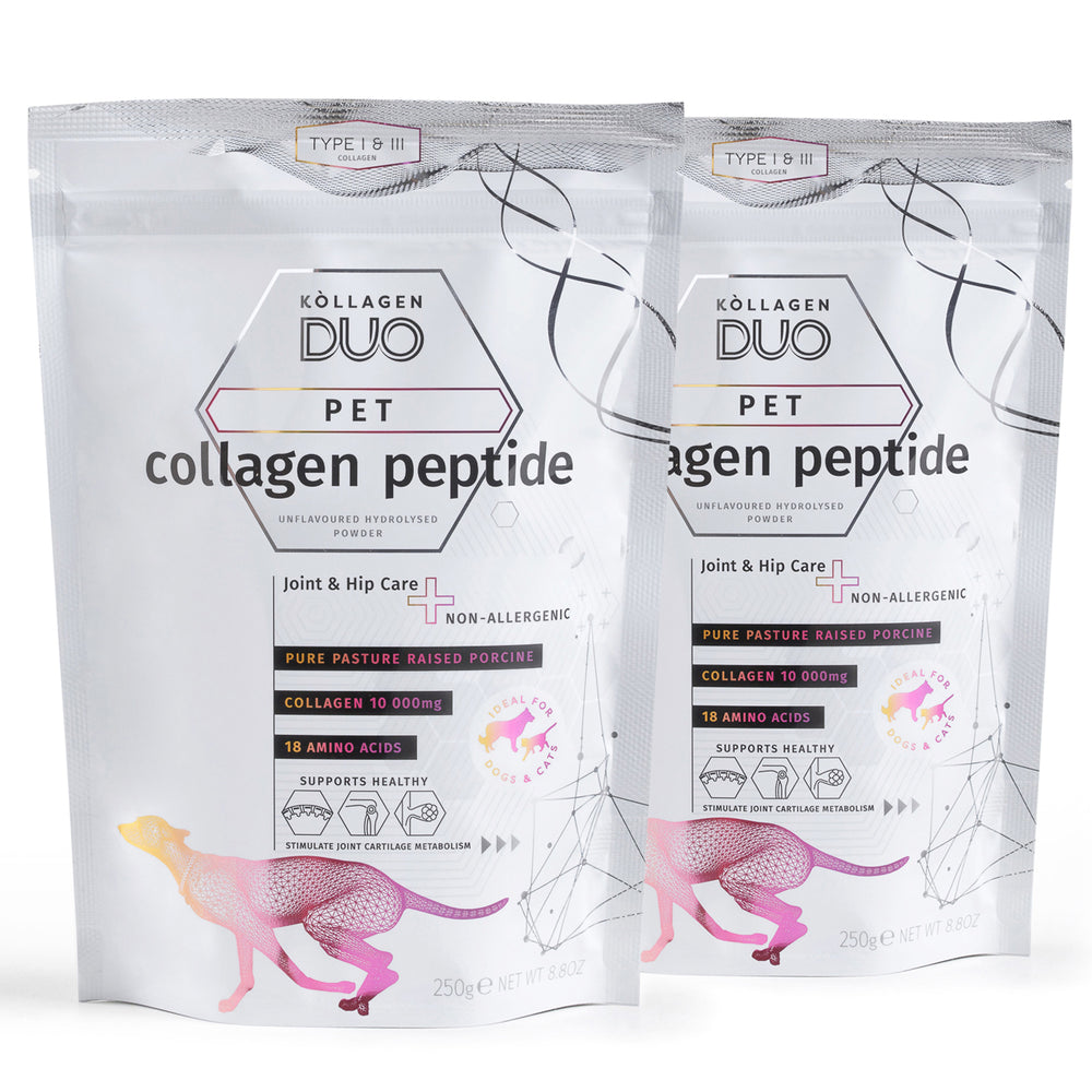 Pet collagen peptide powder double pack 
