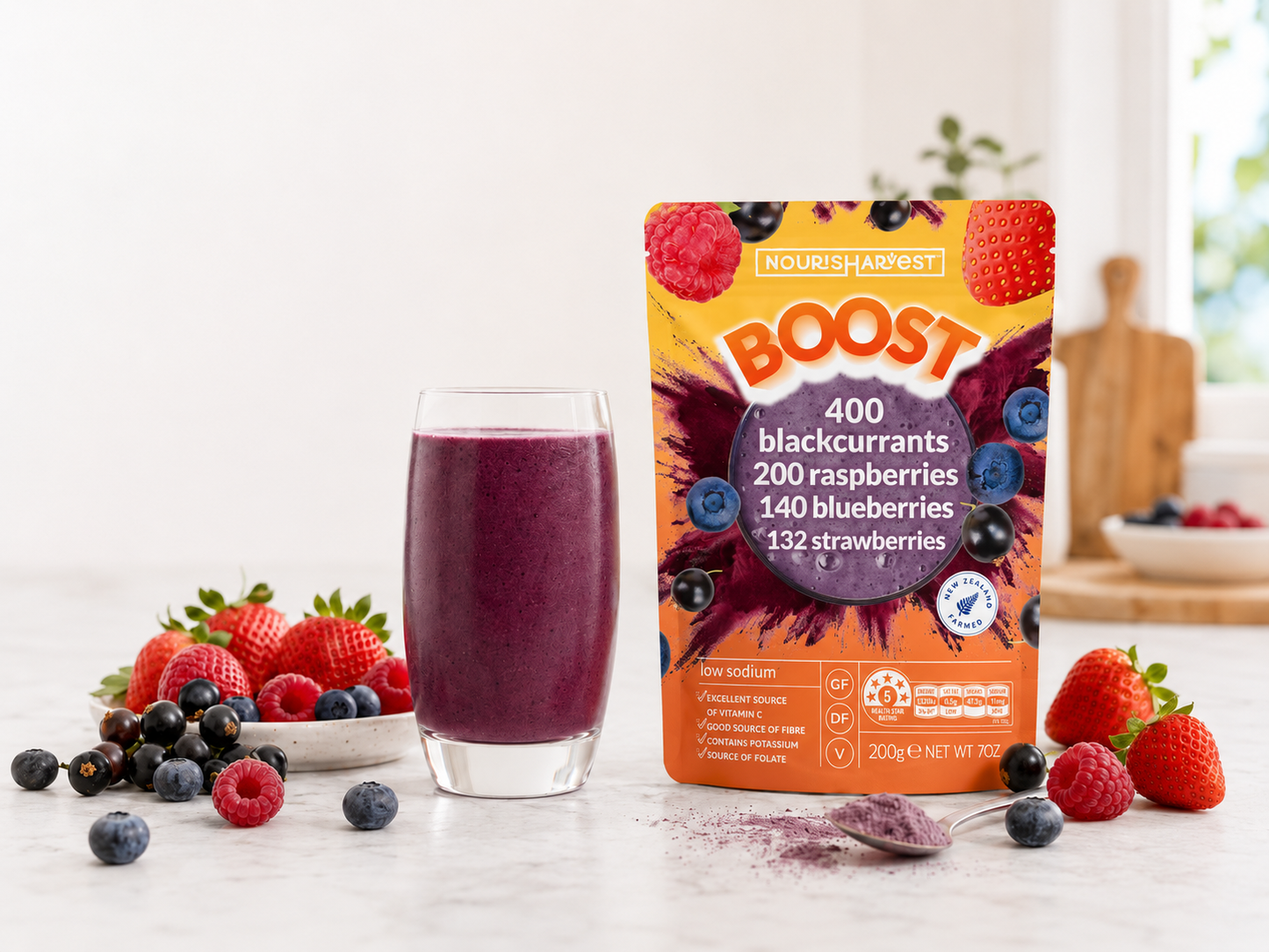 What’s Inside Nourisharvest Berry Smoothie Powder?