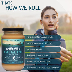 Bone Broth Concentrate - Natural Beef Bone Broth 375 grams (Two Bottle Promotion)