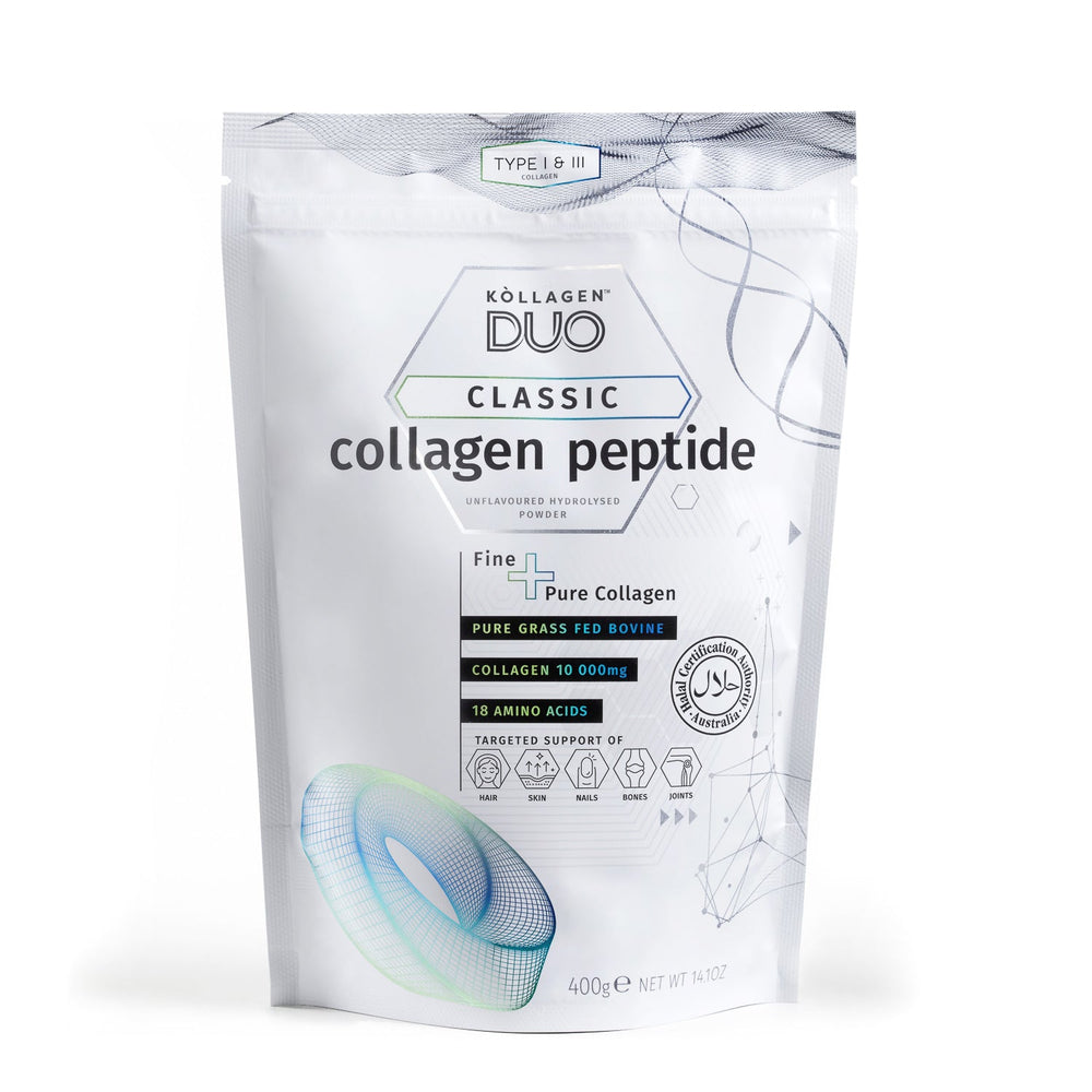 Collagen Peptide Powder- Halal Approved and Unflavoured Powder Double Pack Promotion 2 x 400g