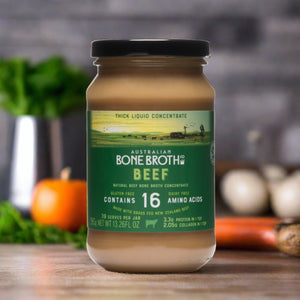 Beef bone broth concentrate new zealand grassfed beef 