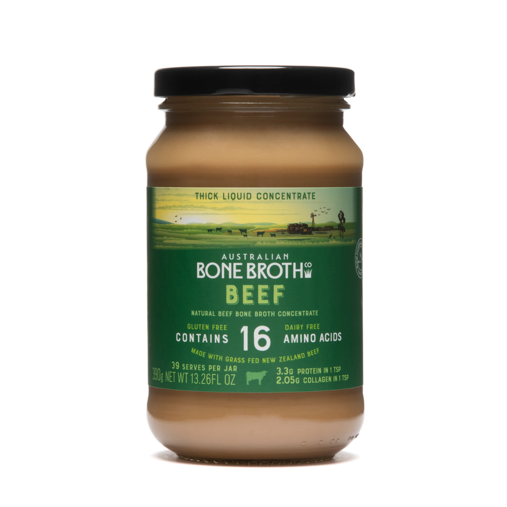 Halal Beef Bone Broth Concentrate 375g (Two Bottle Promotion) Australian Bone Broth Co