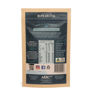 Beef Bone Broth Concentrated Freeze-Dried Powder. Natural Beef