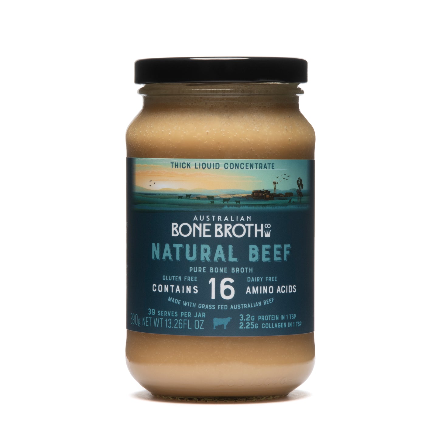 Natural Beef Bone Broth 390g & Organic Veg Powder