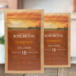 Turmeric Bone Broth Powder with Grass-Fed Collagen Peptides  - Double pack promotion 2 x 100gram