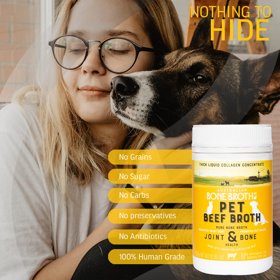 Beef Pet Bone Broth Concentrate Australian Bone Broth Co