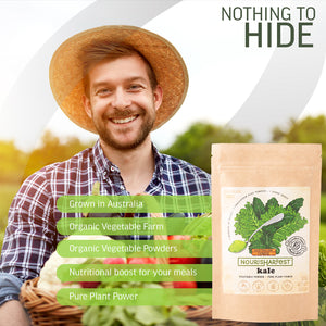 Australian Kale Organic Vegetable Powder - Pure plant power - 120 grams