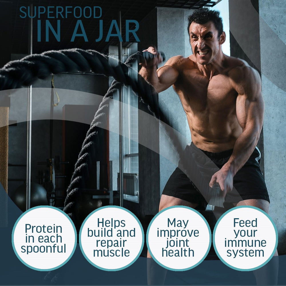 
                      
                        Natural Beef Bone Broth Concentrate - All-Natural Instant Beef Broth Packed with Collagen Protein.
                      
                    