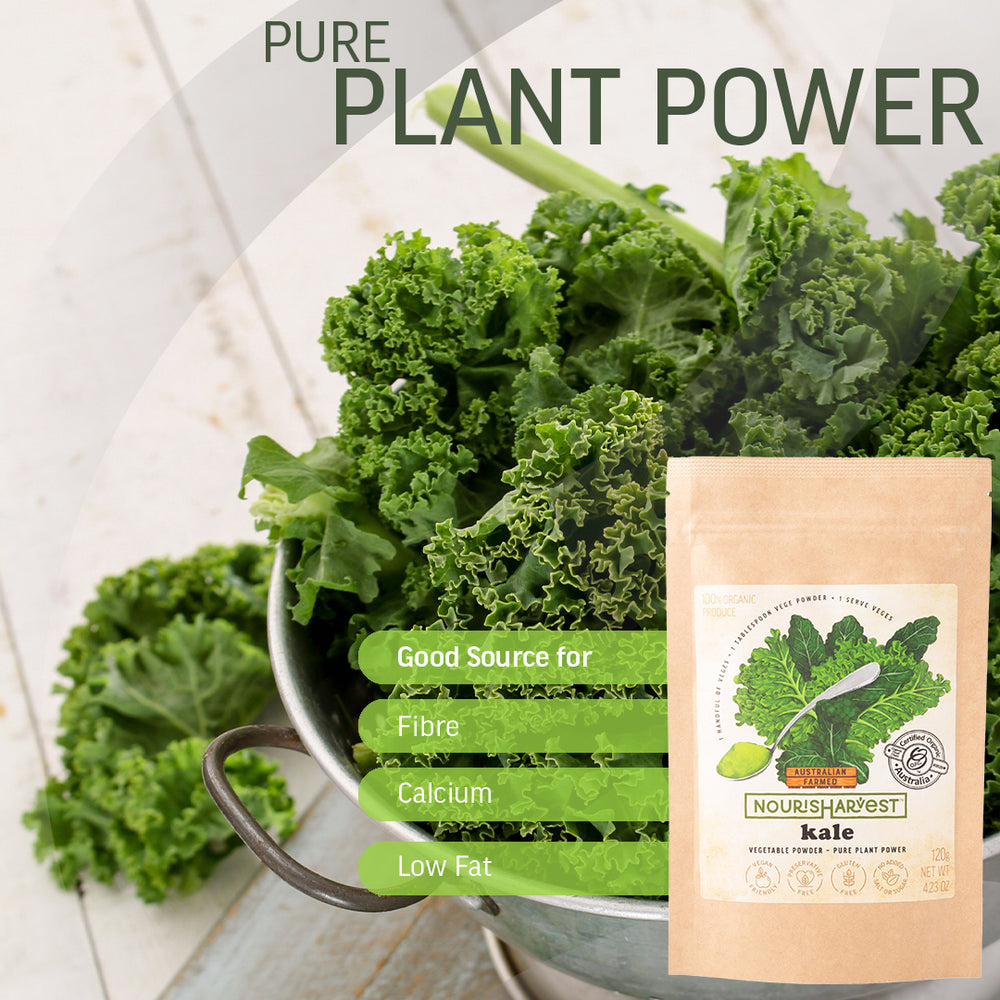 Australian Kale Organic Vegetable Powder - Pure plant power - 120 grams