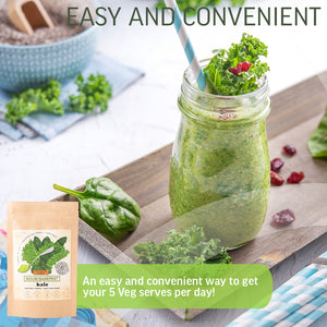 Australian Kale Organic Vegetable Powder - Pure plant power - 120 grams