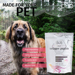 Pet Collagen Peptide Powder - Supports Bone, Joint, Skin, Coat and Digestive Health