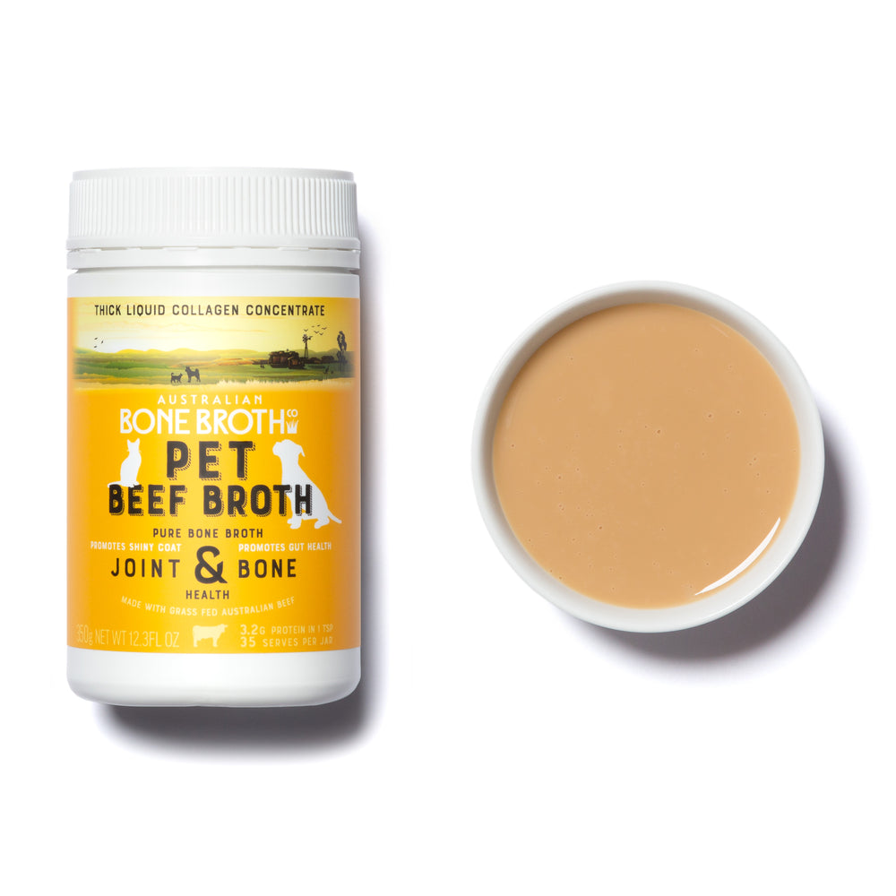 
                      
                        Pet Bone Broth Concentrate - Natural Beef Broth - Australian Bone Broth Co
                      
                    